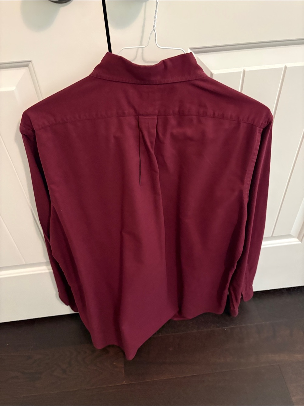 Ralph Lauren Men’s Long-Sleeve Wine Button-Down Shirt - Picture 2 of 4